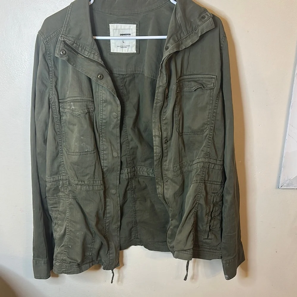 Olive Green Women's Jacket - Picture 1 of 3